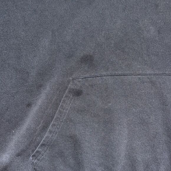 Black White Puma hoodie hooded running track sweatshirt jacket XL - Picture 2 of 6